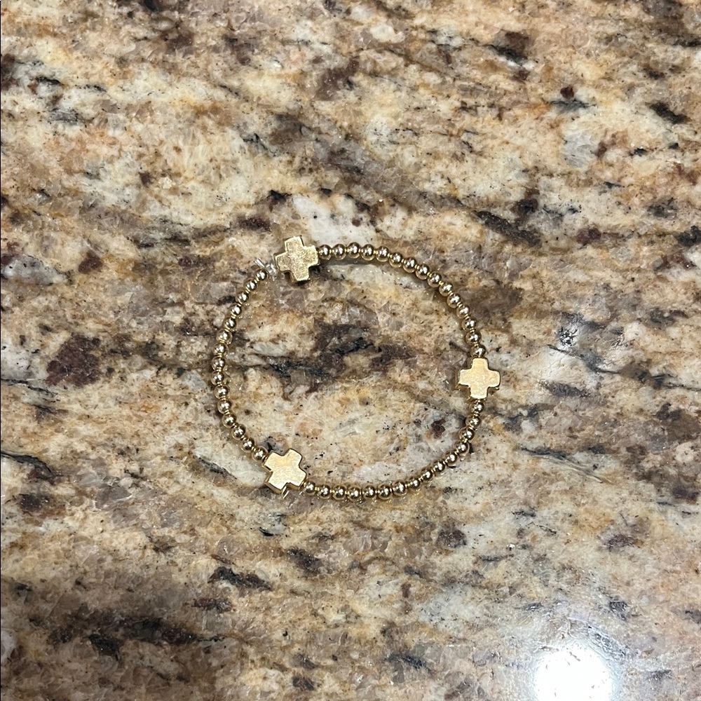 Egirl Enewton Gold Cross Bracelet